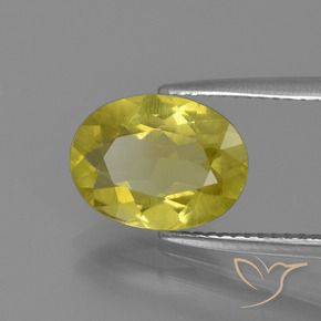 Apatita Amarelo Abacaxi Natural 2.59ct, oval, VS