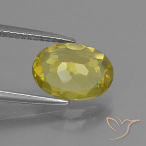 Apatita Amarelo Abacaxi Natural 2.59ct, oval, VS
