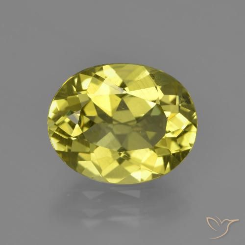 3.39ct Natural Amarelo Terroso Apatita, oval, VS
