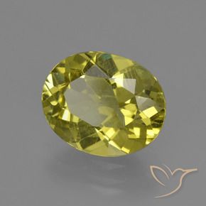 Apatita Amarelo Terroso Natural 3.39ct, oval, VS