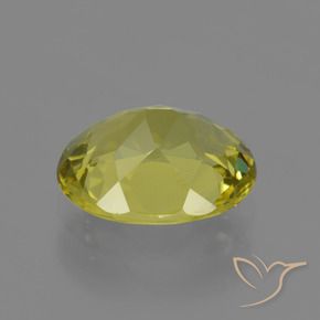 Apatita Amarelo Terroso Natural 3.39ct, oval, VS