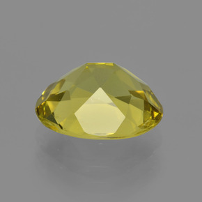 Apatita amarelo natural 4,10ct, corte oval, VS