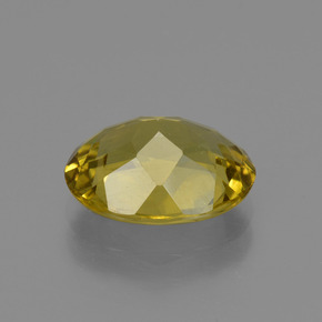 Apatita amarelo natural 3,12ct, corte oval, VS