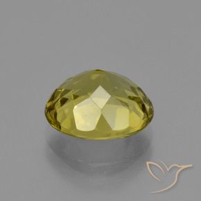 Apatita Amarelo acastanhado Natural 3.43ct, oval, VS
