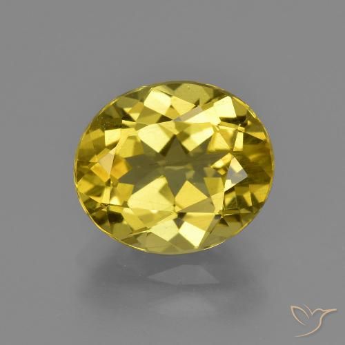 3.31ct Natural Outono Amarelo Apatita, oval, VS