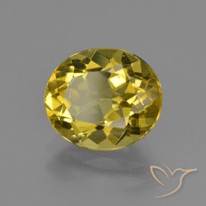 Apatita Outono Amarelo Natural 3.31ct, oval, VS