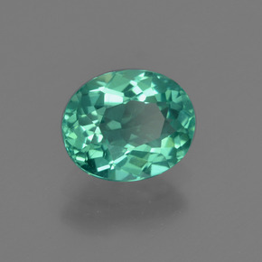 Apatita verde natural 1,45ct, corte oval, VVS-VS