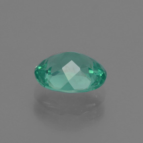 Apatita verde natural 1,45ct, corte oval, VVS-VS