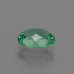 Apatita azul natural 1,24ct, corte oval, VS