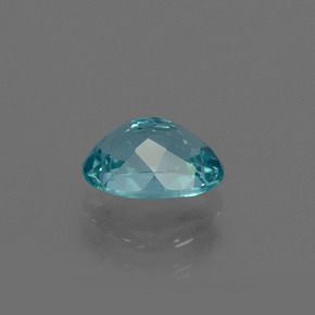 Apatita azul natural 1,00ct, corte oval, VVS-VS
