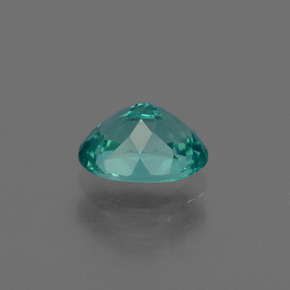Apatita verde natural 0,97ct, corte oval, VVS-VS