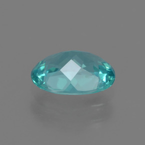 Apatita Azul esverdeado Natural 1.12ct, Corte Oval, VS