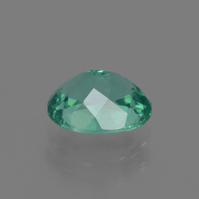 Apatita verde natural 1,12ct, corte oval, VVS-VS