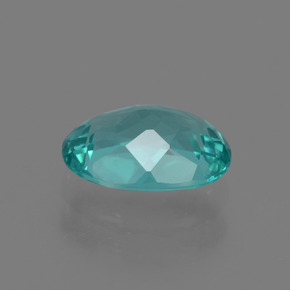 Apatita azul natural 1,14ct, corte oval, VVS-VS