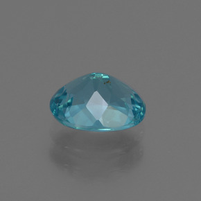 Apatita azul natural 1,27ct, corte oval, VS