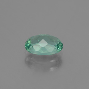 Apatita Azul verde Natural 1.14ct, Corte Oval, VS