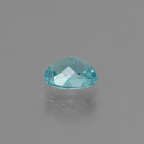 Apatita turquesa natural 1,09ct, corte oval, VS