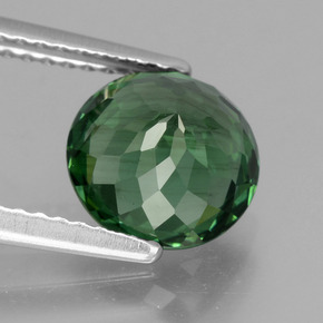 Apatita verde natural 2,31ct, corte redondo, VS