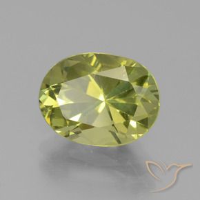 Apatita Medium Light Green Natural 3.53ct, oval, VVS-VS