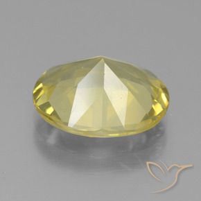 Apatita amarelo médio Natural 4.13ct, oval, VS