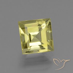 Apatita Milho Amarelo Claro Natural 2.95ct, Quadrado, VS