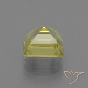 Apatita Milho Amarelo Claro Natural 2.95ct, Quadrado, VS
