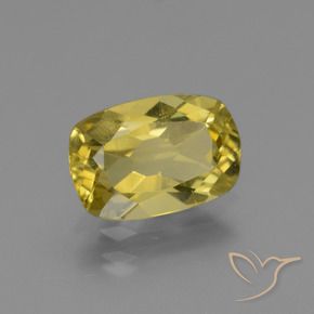Apatita amarelo médio Natural 2.01ct, Almofada, VS