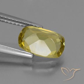 Apatita amarelo médio Natural 2.01ct, Almofada, VS