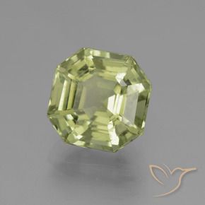 Apatita Luz verde Natural 3.46ct, Corte Octógono / Esmeralda, VS