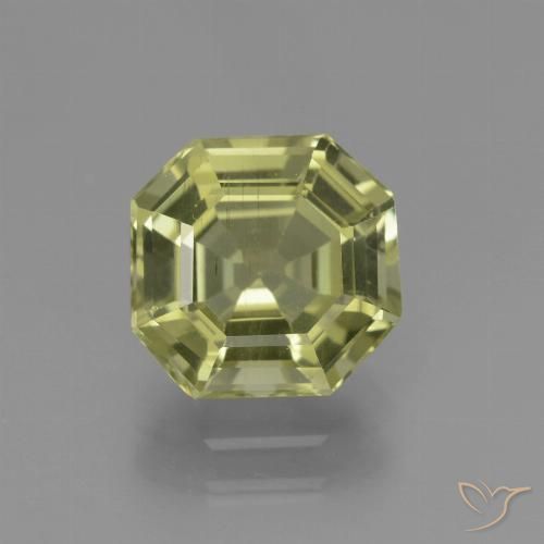 2.83ct Natural Luz verde Apatita, Corte Esmeralda, VS