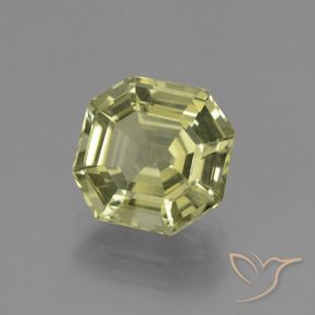 Apatita Luz verde Natural 2.83ct, Corte Octógono / Esmeralda, VS