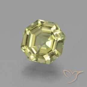 Apatita amarelo médio Natural 2.73ct, Corte Octógono / Esmeralda, VS