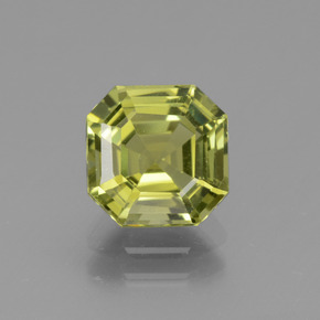 Apatita amarelo natural 2,31ct, corte esmeralda, VVS-VS