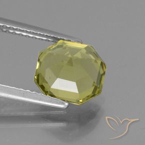 Apatita amarelo médio Natural 2.81ct, Corte Octógono / Esmeralda, VS