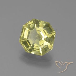 Apatita amarelo médio Natural 2.49ct, Corte Octógono / Esmeralda, VS