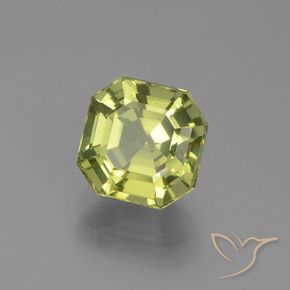 Apatita Verde oliva Natural 2.66ct, Corte Octógono / Esmeralda, VS