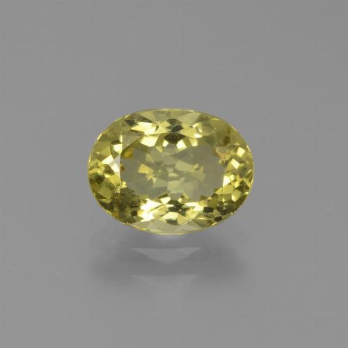 Apatita dourado natural 1,55ct, corte oval, VS