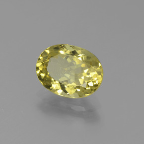 Apatita dourado natural 1,55ct, corte oval, VS