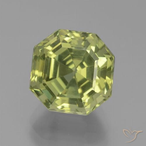 5.75ct Natural Verde Floresta Claro Apatita, Corte Octógono / Esmeralda, VVS-VS, Photo A