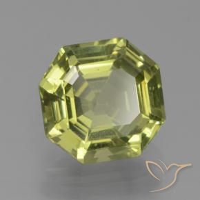 Apatita amarelo médio Natural 1.93ct, Corte Octógono / Esmeralda, VS