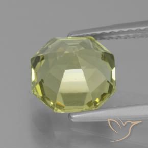 Apatita Amarelo verde Natural 2.66ct, Corte Octógono / Esmeralda, VS