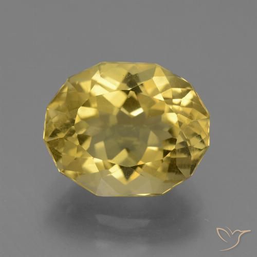 5.24ct Natural Luz amarela Apatita, oval, VVS-VS