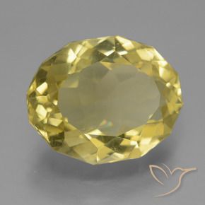 Apatita Luz amarela Natural 7.76ct, oval, VS