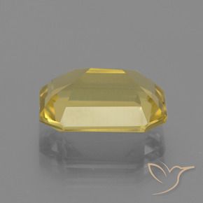 Apatita Amarelo Dourado Claro Natural 4.84ct, Corte Octógono / Esmeralda, VVS-VS