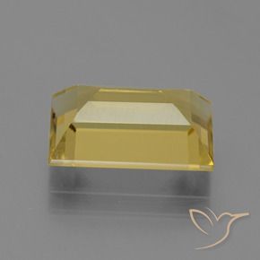 Apatita Amarelo Dourado Claro Natural 4.58ct, baguete, VS