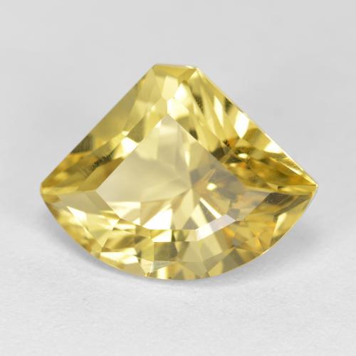 Apatita amarelo natural 5,84ct, forma extravagante, VVS-VS
