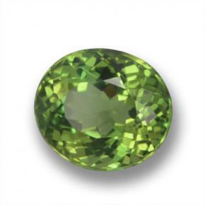 Apatita verde natural 2,05ct, corte oval, VS
