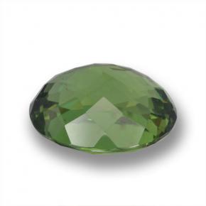 Apatita verde natural 3,43ct, corte oval, VVS-VS