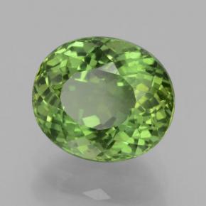 Apatita verde natural 2,18ct, corte oval, VS-SI