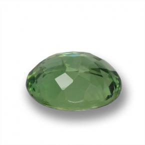 Apatita verde natural 1,38ct, corte oval, VS-SI